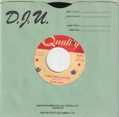 Diane Leigh - Three Red Leaves + The Biggest Hurt Of All (Vinylsingle)