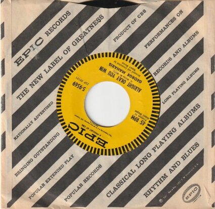 George Maharis - Don't fence me in + Alright okay you win (Vinylsingle)