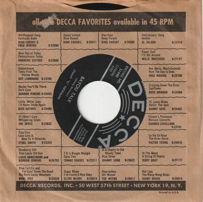 Jimmy Newman - I may fall again + Bayou Talk (Vinylsingle)