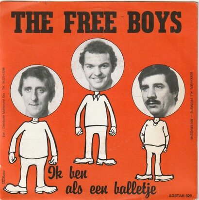 Free Boys - Ik ben als een balletje + Een kop als een tomaat (Vinylsingle)