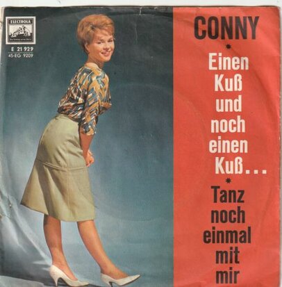 Conny Froboess - Eienen kuss und noch einen kuss + Tanz och einmal mit mir (Vinylsingle)