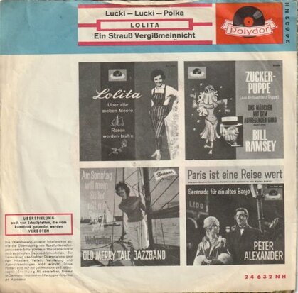 Lolita - Lucki-lucki-polka + Ein strauss vergissmeinnucht (Vinylsingle)