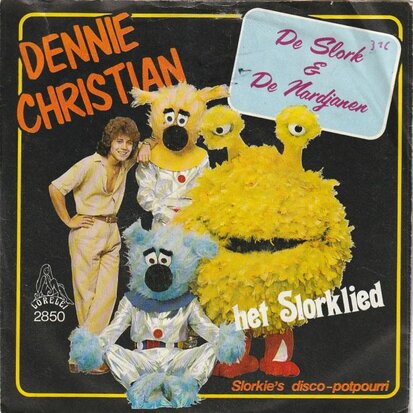 Dennie Christian - Het Slorklied + Slorkie's disco (Vinylsingle)