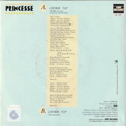 Princesse - Courir + (instr.) (Vinylsingle)