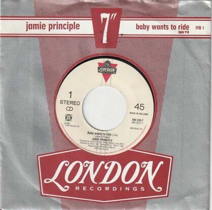 Jamie Principle - Baby Want To Ride + (Dub version) (Vinylsingle)
