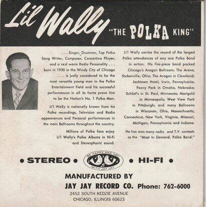 Lil' Wally - Oh Boy, Polka Joy! (EP) (Vinylsingle)