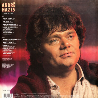 ANDRE HAZES - VOOR JOU -COLOURED- (Vinyl LP)