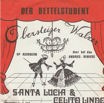 Abdries en Reniers - Santa Lucia + Der Bettelstudent - Obersteiger (Vinylsingle)