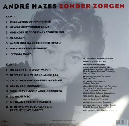 ANDRE HAZES - ZONDER ZORGEN -COLOURED- (Vinyl LP)