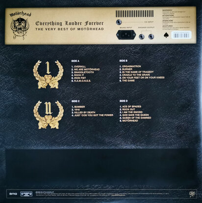 MOTORHEAD - EVERYTHING LOUDER FOREVER (Vinyl LP)