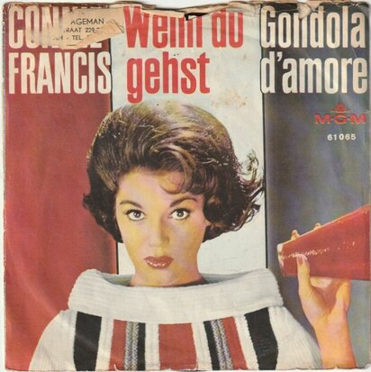 Conny Francis - Wenn du gehst + Gondola d'amour (Vinylsingle)