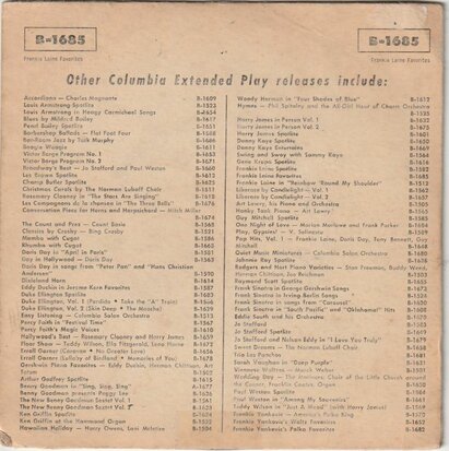 Frankie Laine - Favorites (EP) (Vinylsingle)