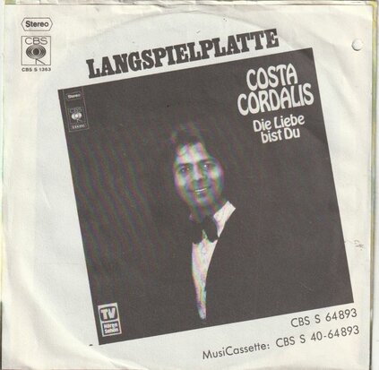 Costa Cordalis - SOS + Ich suchte liebe (Vinylsingle)