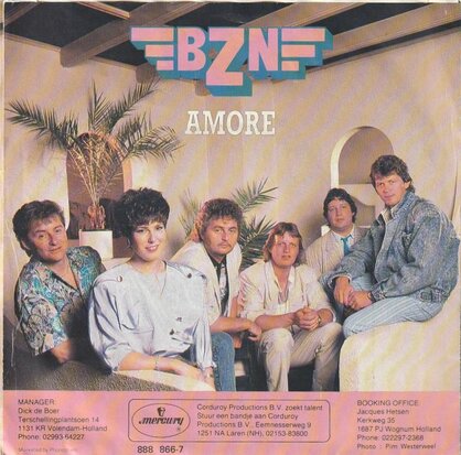 BZN - Amore + You're my shelter (Vinylsingle)