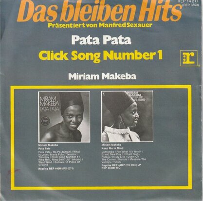 Miriam Makeba - Pata Pata + Click song nr. 1 (Vinylsingle)