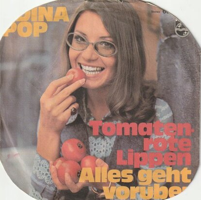 Edina Pop - Tomatenrote lippen + Alles geht voruber (Vinylsingle)