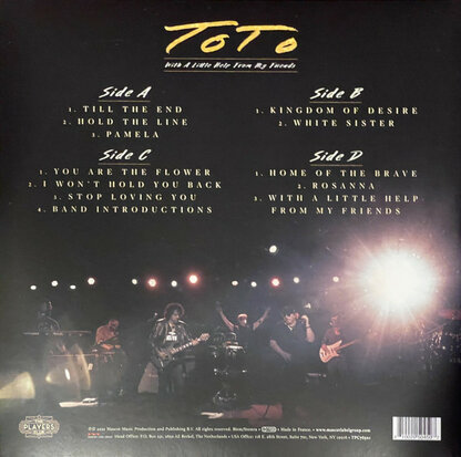 TOTO - With A Little Help From My Friends -COLOURED- (Vinyl LP)
