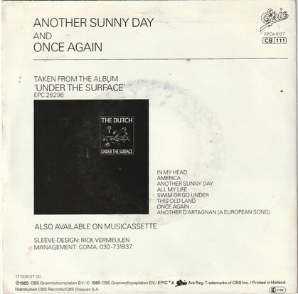 Dutch - Another sunny day + Once again (Vinylsingle)