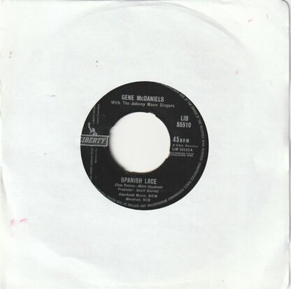 Gene McDaniels - Spanish Lace + Somebody's Waiting (Vinylsingle)