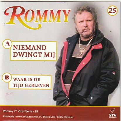Rommy - Niemand dwingt mij + Waar is de tijd gebleven (Vinylsingle)