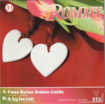 Rommy - Twee harten zoeken liefde + Ik zag een licht (Vinylsingle)
