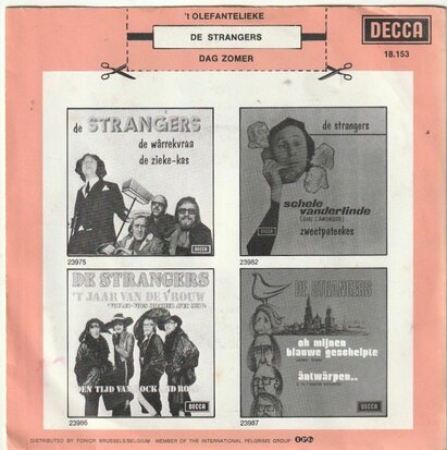 Strangers - Het Olefantelieke + Dag Zomer (Vinylsingle)