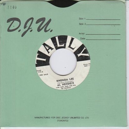 Al Hendrix - Rhonda Lee + Go, daddy rock (Vinylsingle)