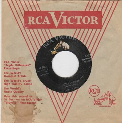 Benny Martin - I Saw Your Face In The Moon + Torch Of Love (Vinylsingle)