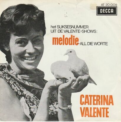 Caterina Valente - Melodie + All die worte (Vinylsingle)