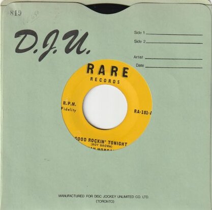 Dean Morgan - Good Rockin' Tonight + Rock my blues away (Vinylsingle)