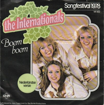 Internationals - Boem Boem (ned. Versie) + Boom boom (Vinylsingle)