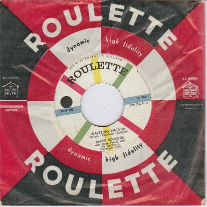Jimmie Rodgers - Waltzing Mathilda + Soldier won't you marry me (Vinylsingle)