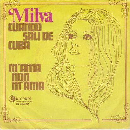 Milva - Cuando Sali De Cuba + M'Ama Non M'Ama  (Vinylsingle)