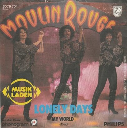 Moulin Rouge - Lonely Days + My World (Vinylsingle)