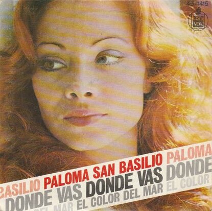 Paloma San Basilio - Donde Vas + El Color Del Mar (Vinylsingle)