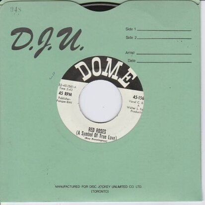 Ray Pennington - Red Roses + Just One More Time (Vinylsingle)