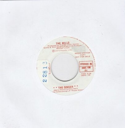 The Bells - The Singer (Vinylsingle)