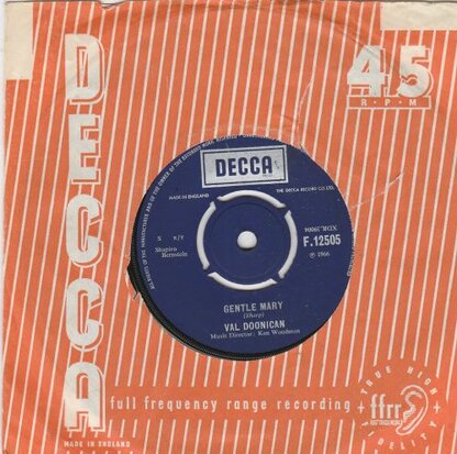 Val Doonican - What Would I Be + Gentle Mary (Vinylsingle)