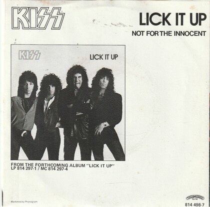 Kiss - Lick It Up + Not For The Innocentq (Vinylsingle)