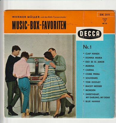 Werner Muller - Music-Box-Favoriten Nr. 1 (EP) (Vinylsingle)