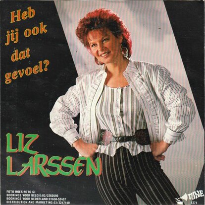 Liz Larssen - Heb jij ook dat gevoel + (instr.) (Vinylsingle)