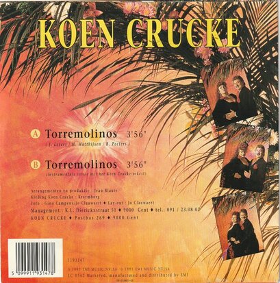 Koen Crucke - Torremolinois + (instr.) (Vinylsingle)