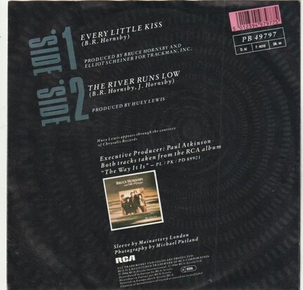 Bruce Hornsby - Every little kiss + The river runs low (Vinylsingle)
