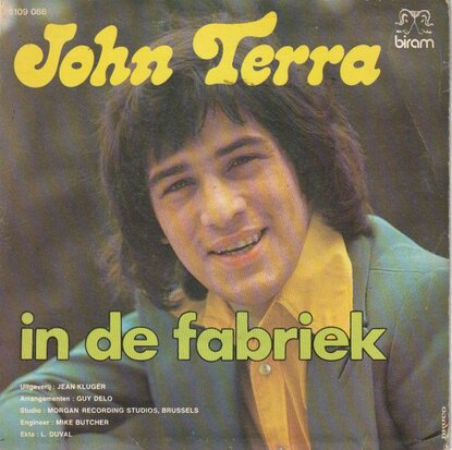 John Terra - Vergeet Niet Te Schrijven + In De Fabriek (Vinylsingle)