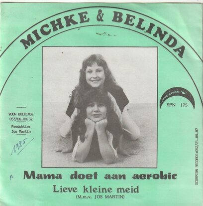 Michke & Belinda - Mama Doet Aan Aerobic + Lieve Kleine Meid (Vinylsingle)