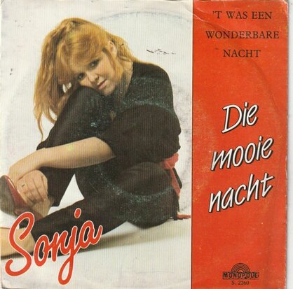 Sonja - Die mooie nacht + Het was een wonderbare nacht (Vinylsingle)