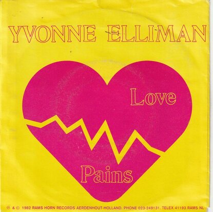 Yvonne Elliman - Love pains + Love pains (Vinylsingle)