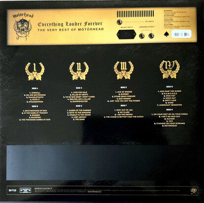 MOTORHEAD - EVERYTHING LOUDER FOREVER (QUADRUPLE LP) (Vinyl LP)
