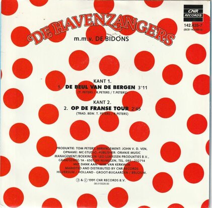 Havenzangers - De beul van de bergen + Op de franse tour (Vinylsingle)