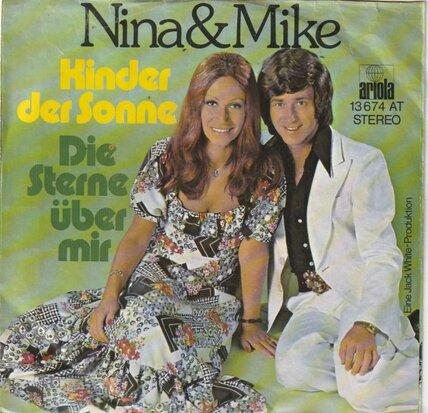 Nina & Mike - Kinder der Sonne + Die sterne uber mir (Vinylsingle)